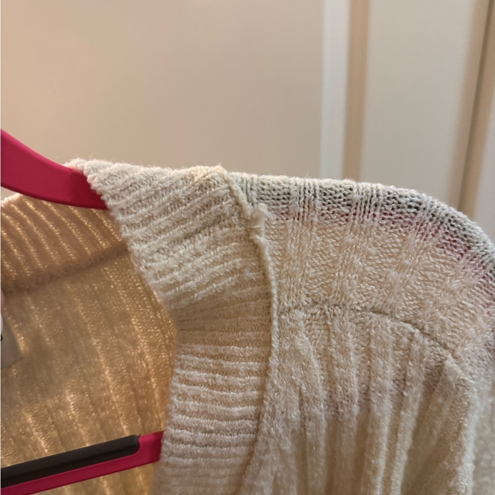 Cream Button-Up Sweater - Picture 8 of 8